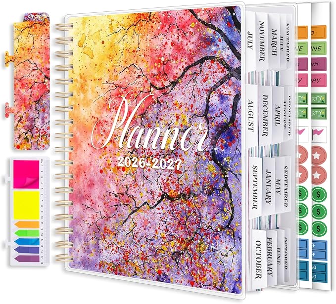 Planner 2026-2027, Large 18 Months Academic Daily Weekly Monthly Planner Yearly by Montcool