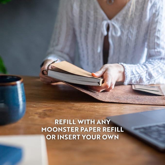 moonster Refillable Psalm 46:10 Bible Verse Embossed Journals - Image 6