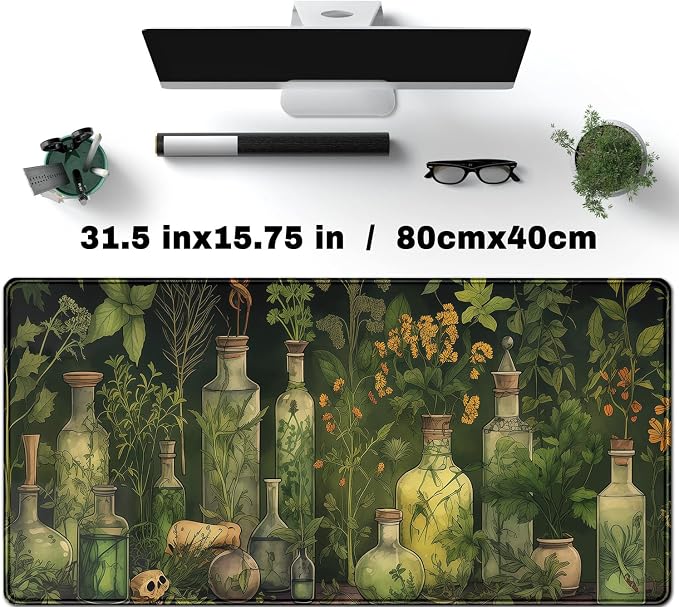 Green Enchanted Apothecary Desk Mat - Image 4