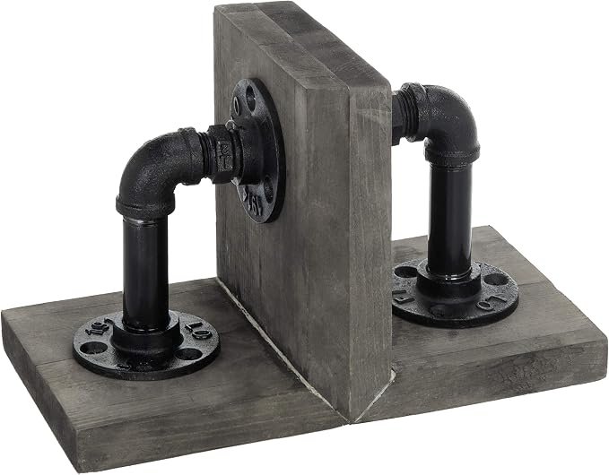 MyGift Book Ends Decorative for Shelves, Office Bookends for Heavy Books - Image 6