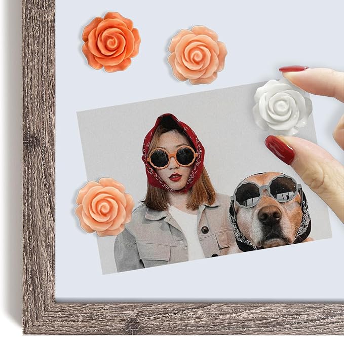 15 pcs - Cute Flower Magnets, Girl's Locker Magnets - Image 5