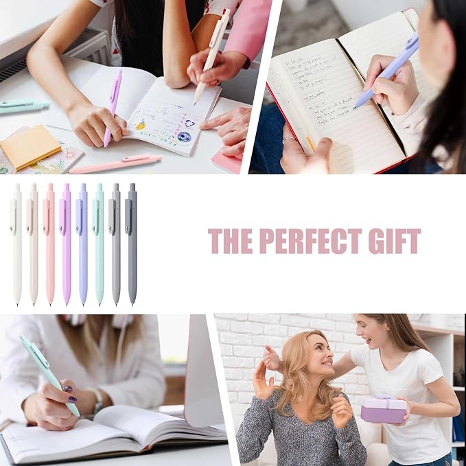 Vitoler Cute Gel Pens, 8 Pack 0.5mm Fine Point Pens - Image 7