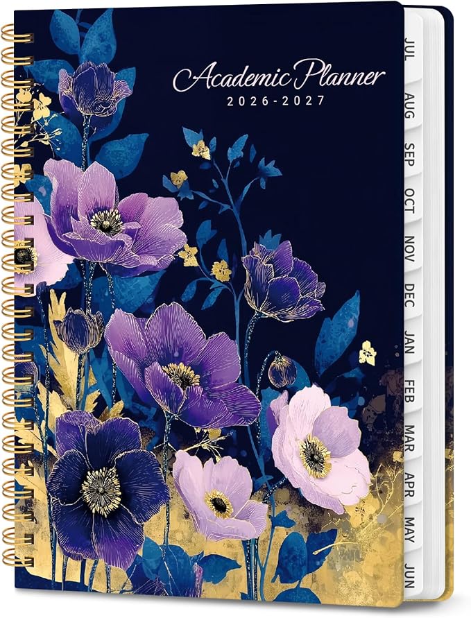 Planner 2026-2027, Monthly and Weekly Academic Planner July 2026 by Zotia