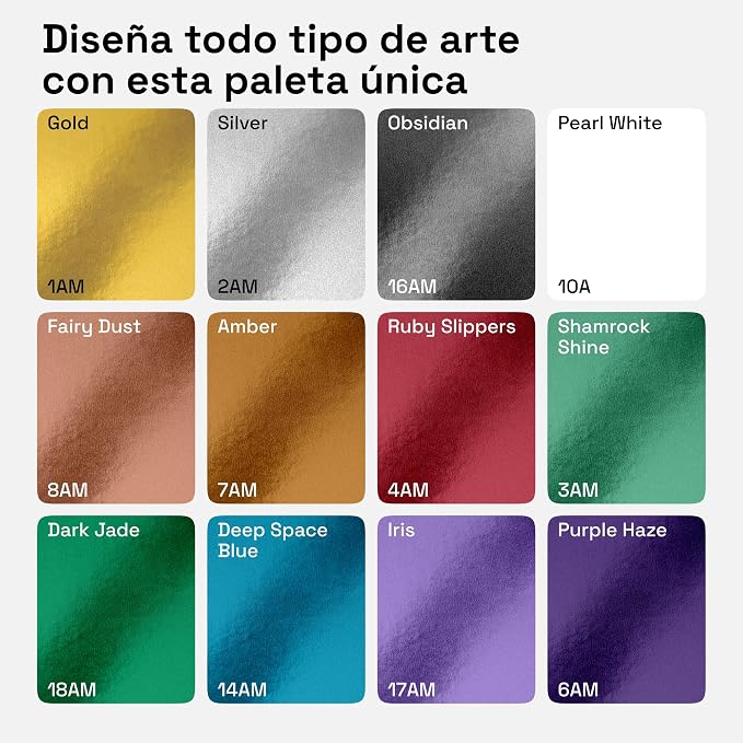 ARTISTRO 12 Metallic Paint Pens - Image 2