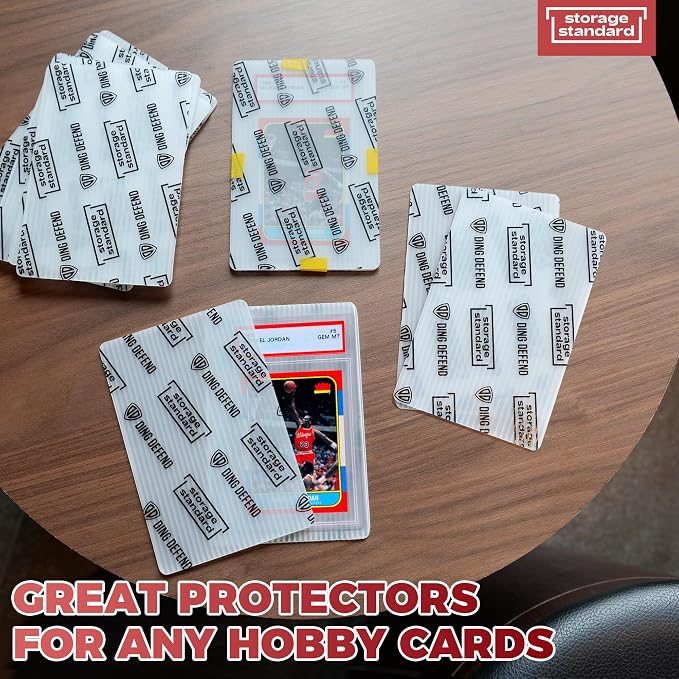 Card Protectors Trading Cards Shipping Supplies, Plastic Semi Rigid Card Holder - Image 8
