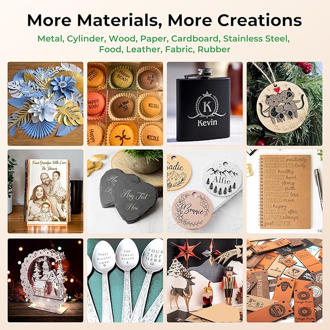 Creality Falcon 5W Laser Engraver Machine, 72w High Precision 0.06mm Laser Cutter and Engraving Machine for Wood Metal Leather Acrylic Glass, 10000mm/min, Offline Usage, CNC Laser Engraver-DeskLoop Office