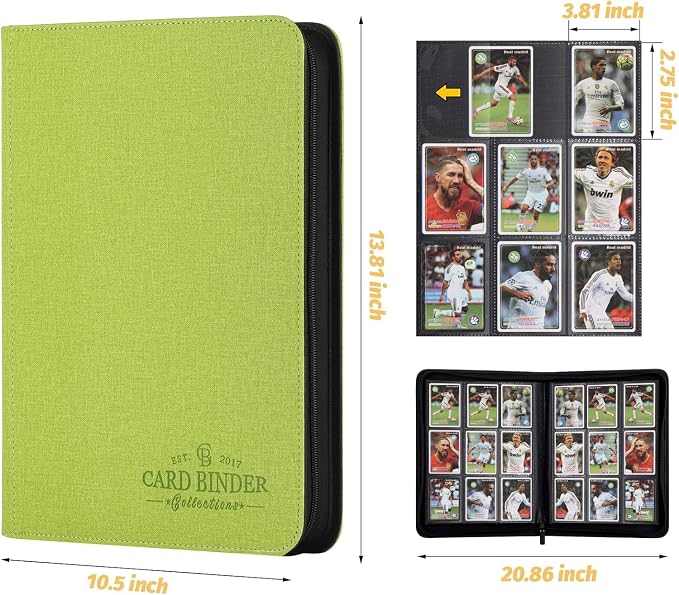 Trading Card Binder, Card Collection Binder Album Folder - Image 2