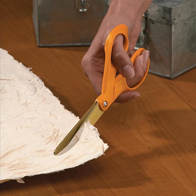 Fiskars Titanium Shop Shears, Stainless Steel Precision-ground Scissors - Image 8