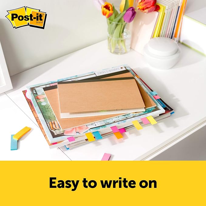 Post-it Page Markers, 1/2 in x 2 in, 50 Markers/Pad, 10 Pads - Image 5