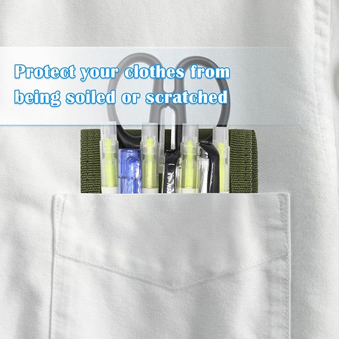 2 Pcs KATOLK Belt Pen Holder, Detachable Military Duty Pencil Sleeve Case - Image 6