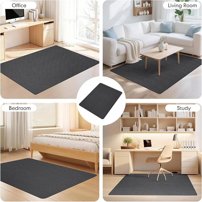 Office Chair Mat for Hard Floors, Heavy Duty Floor Protector Rolling Chairs for - Image 7