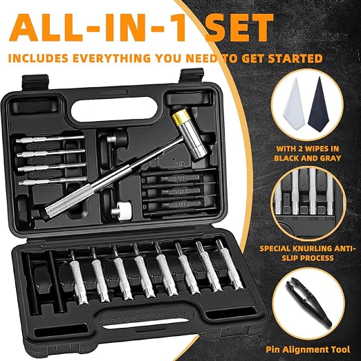 BESTNULE Punch Set, Pin Punches, Punch Tool, Roll Pin Punch Set, Made of High - Image 9