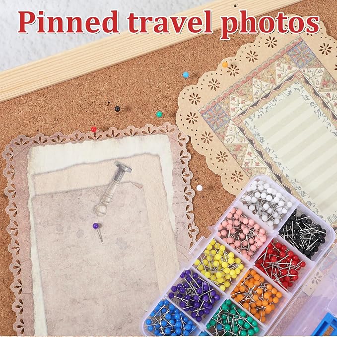 500 PCS Small Colored Push Pins - Image 5