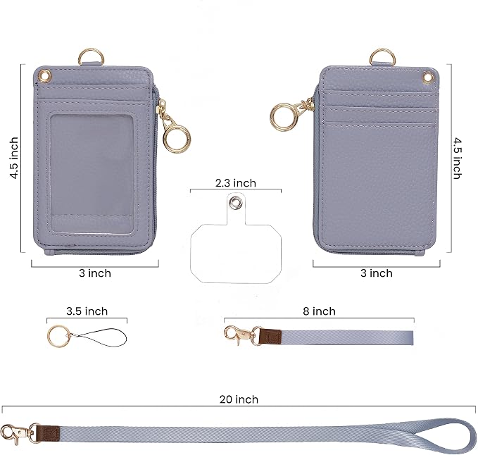 MONDO DESIGNS 2-in-1 ID Badge Holder & Lanyard Wallet - Image 5
