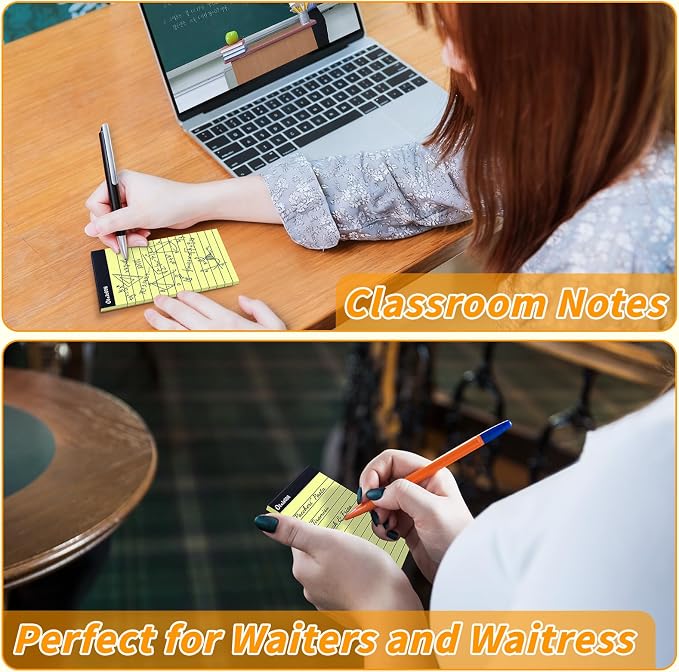 Oleitodh 3x5 Notepads – 48 Pack Yellow Memo Pads Small Writing Pads - Image 5