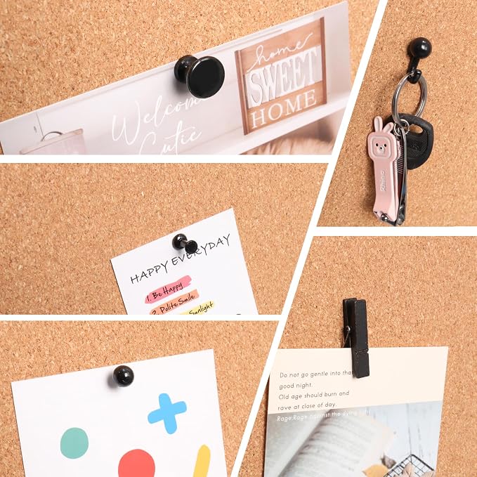 Push Pins Set, 5 Types Pushpins Thumbtacks - Image 4