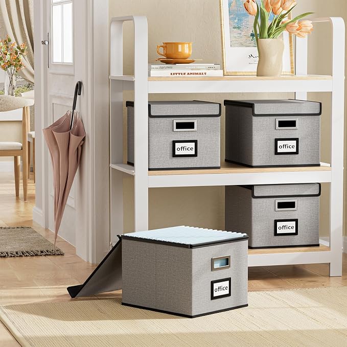 Upgraded Portable File Organizer Box - Image 2