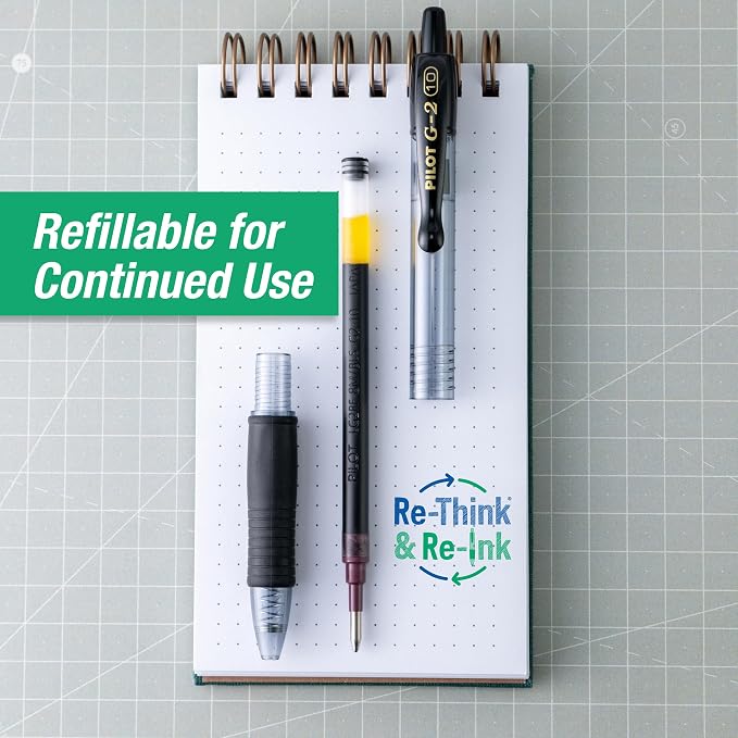 Pilot G2 Premium Refillable & Retractable Rolling Ball Gel Pens, Bold Point - Image 5