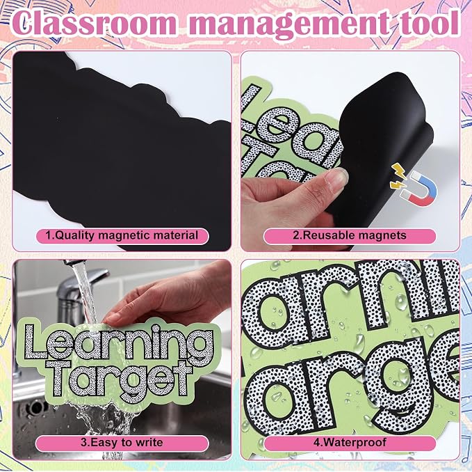AmazingSpark 12 Pcs Classroom Schedule Magnets Reusable Today's Schedules - Image 3