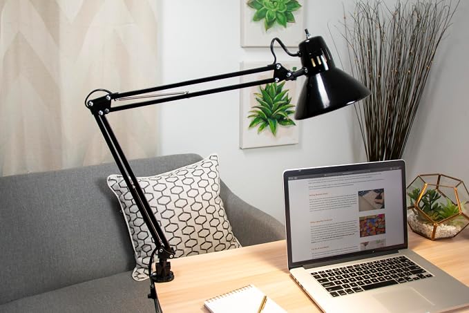 Bostitch Office VLF100 LED Swing Arm Desk Lamp - Image 8