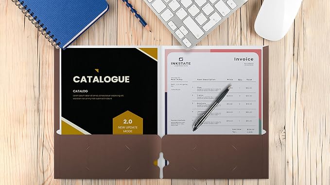 Better Office Products Two Pocket Portfolio Folders, Letter Size Paper Folders - Image 5