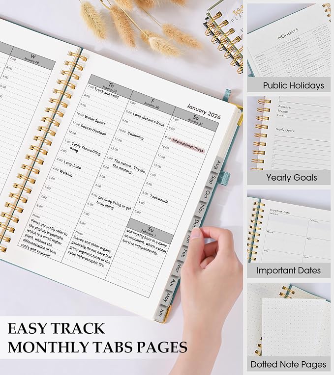 2026 Planner, Weekly and Monthly Calendar Planner from January 2026 - Image 6