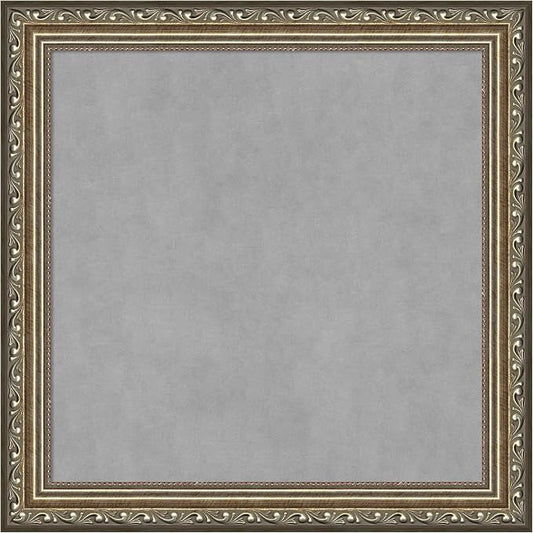 Amanti Art Silver Framed Magnetic Board 14x14 X-Small Vision Board by AmantiArt