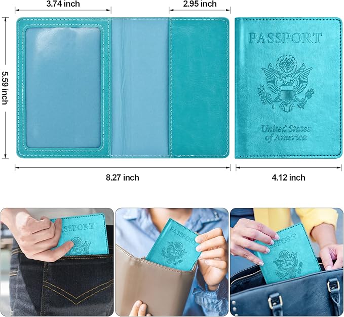 Passport and Vaccine Card Holder Combo - Image 3
