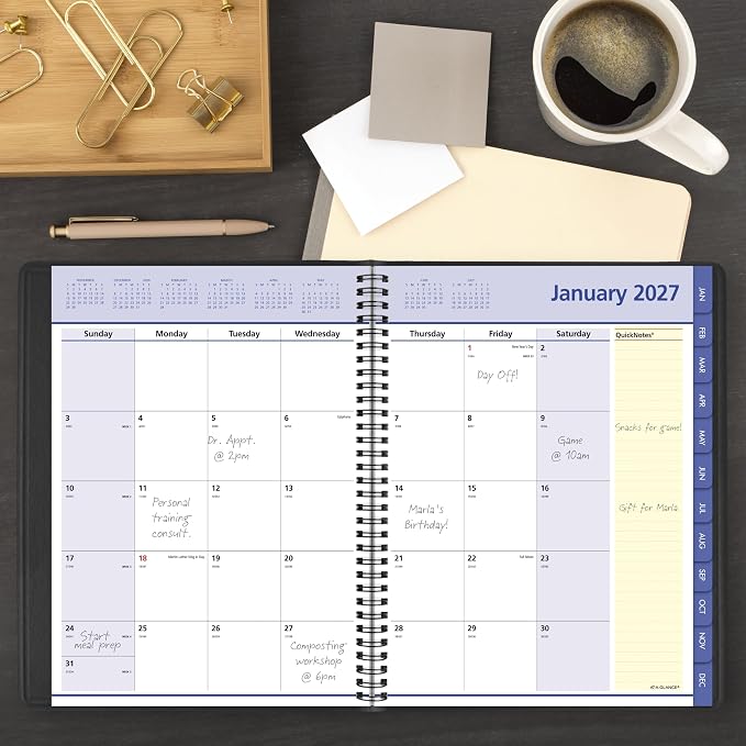 AT-A-GLANCE 2027 Planner, 8.25" x 11", QuickNotes - Image 2