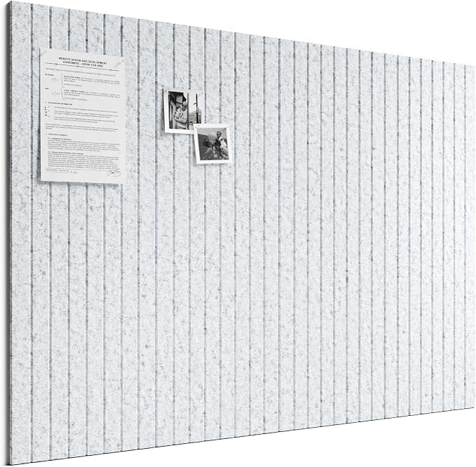 Bumusty Large Cork Board Alternative-48 x 36" Felt Bulletin Board Tiles by BUMUSTY