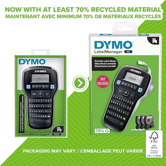 DYMO LabelManager 160 Label Maker Bundle - Image 2