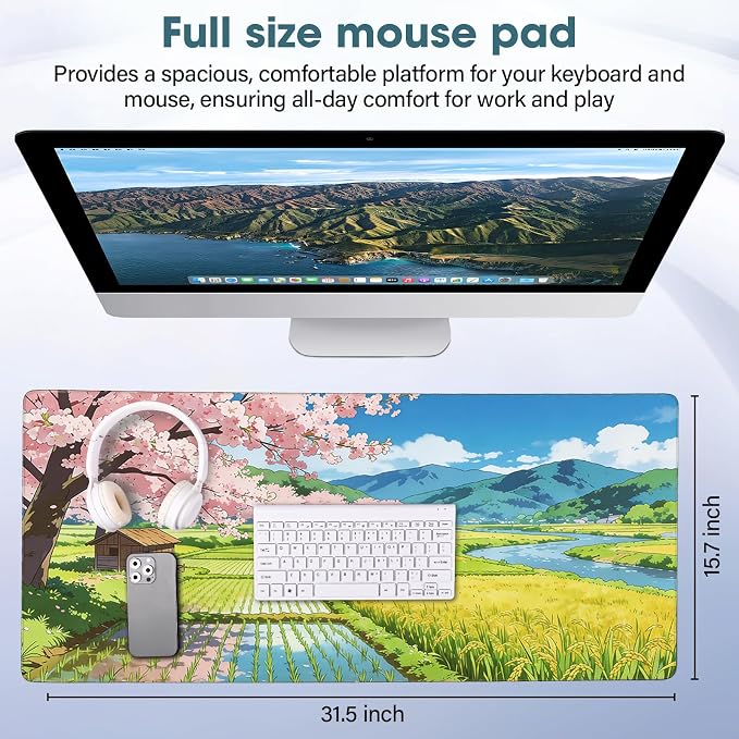 Desk Mat 31.5x15.7 Inch for Office - Image 2
