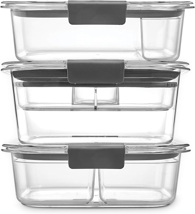 Rubbermaid Brilliance BPA-Free 3 Set Food Storage Containers - Image 2