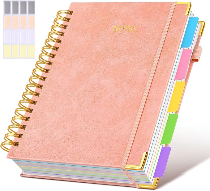 Hardcover Spiral Notebook Journal by dilitego