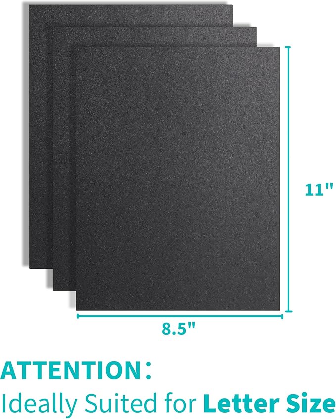 Binditek 200 Pack 16 Mil Sand-Textured Polycover, Midweight Binding Front and - Image 3