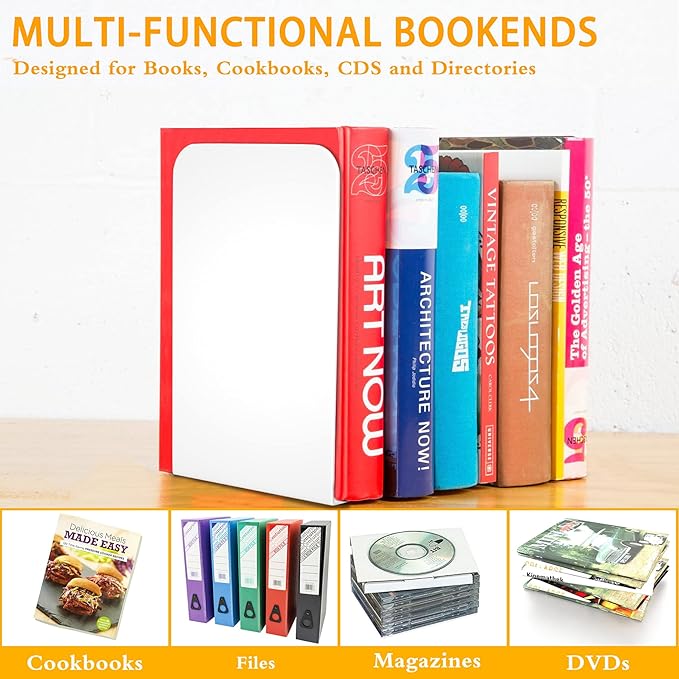 VFINE Bookends 4 Pairs, Bookends - Image 7