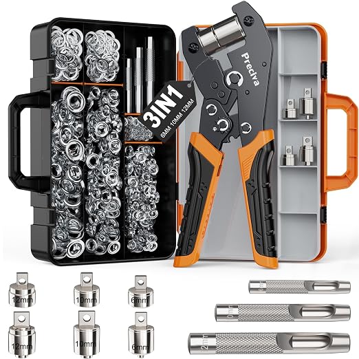 Preciva 3-Size Grommet Tool Kit by FindtheToolsYouWant