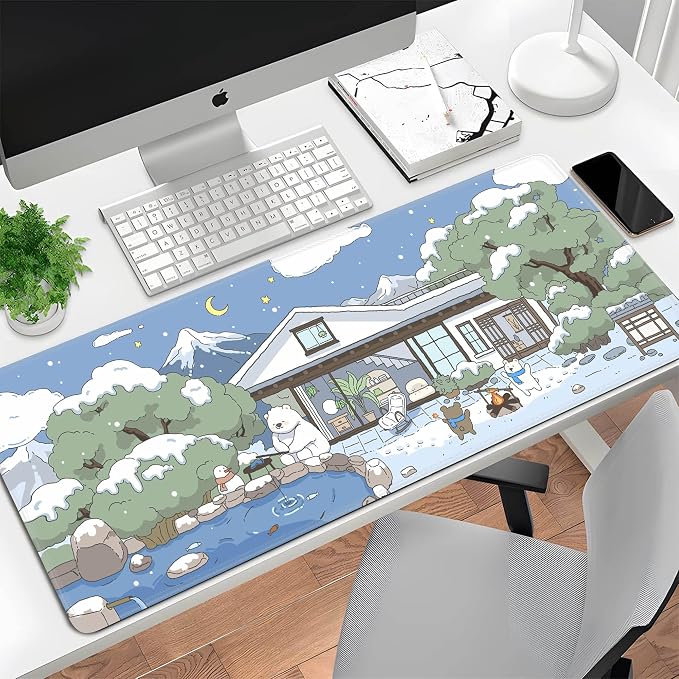Kawaii Mouse Pad Large Desk Mat Extended Keyboard Mouse Pad Cute Mousepad - Image 7