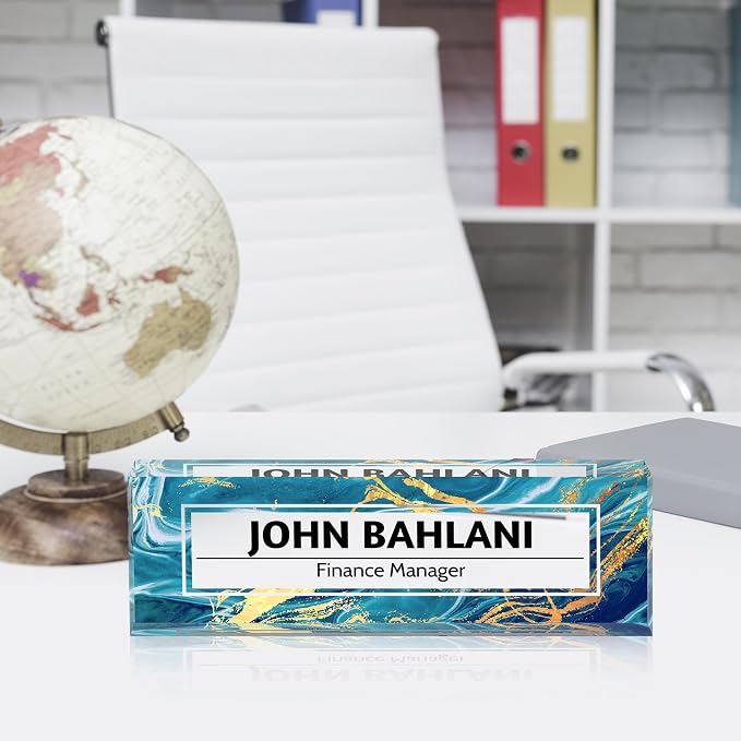 Custom Name Plate for Desk, Desk Name Plate Personalized Office Desk Decor for - Image 3