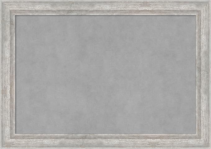 Amanti Art Silver Framed Magnetic Board 19x27 Medium Vision Board by AmantiArt