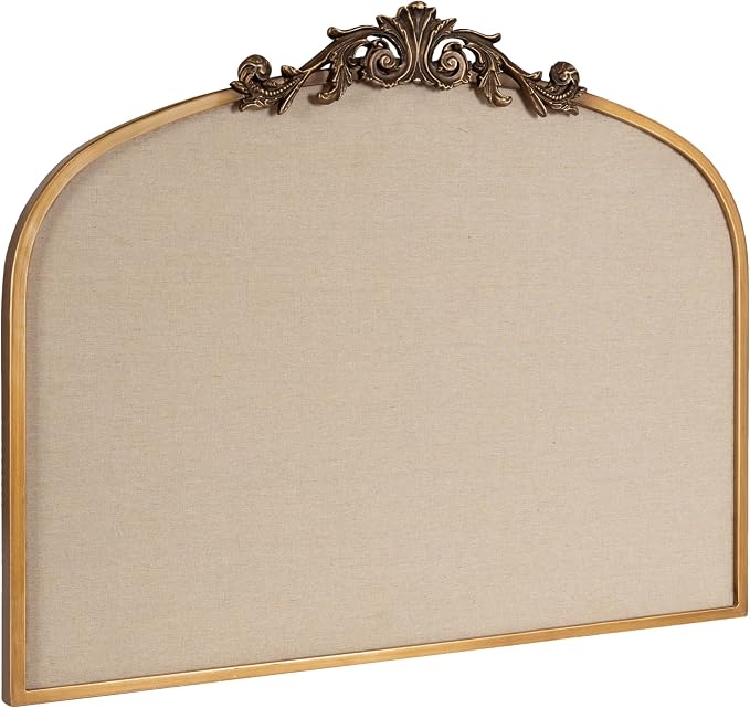 Kate and Laurel Arendahl Wide Decorative Arch Pinboard; 30 x 24; Gold; Framed by KateandLaurel