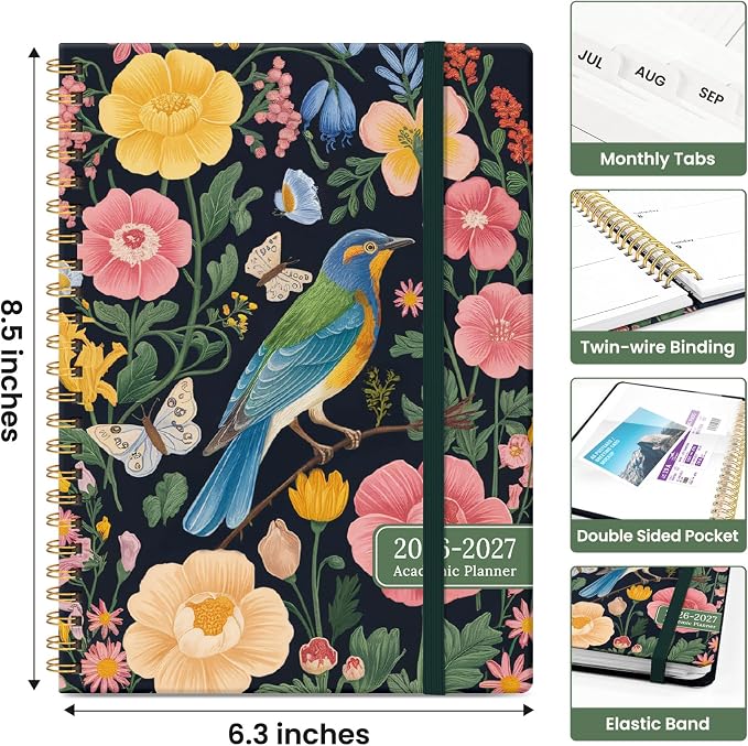 Planner 2026-2027, Academic Year Monthly and Weekly Calendar Planner, Jul 2026 - Image 4