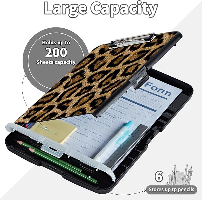 Clipboard with Storage, Clip Boards 8.5X11 with Storage & Pen Holder, Heavy - Image 7