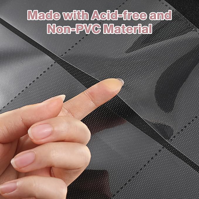 Toploader Binder, Holds 160 Toploaders, 100 Toploaders INCLUDED, 4-Pocket PU - Image 5