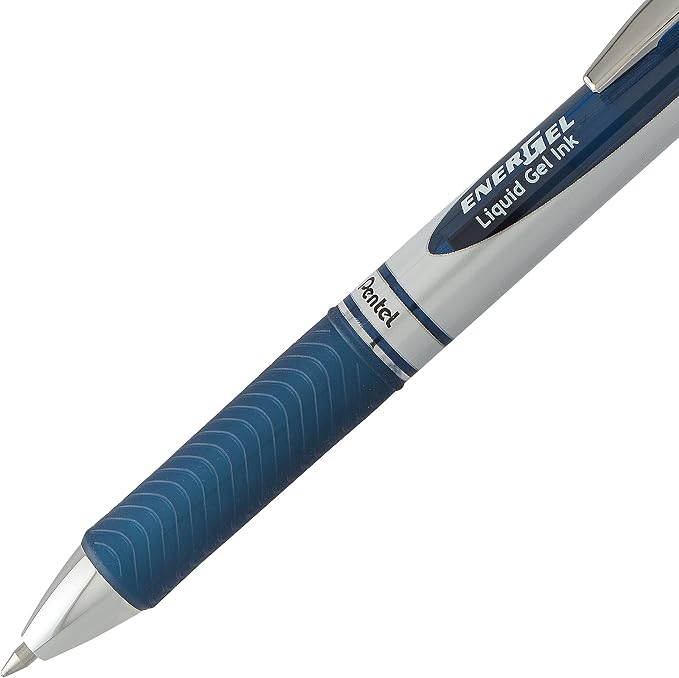 Pentel EnerGel RTX Retractable Liquid Gel Pen, Metal Tip, Medium Line - Image 4