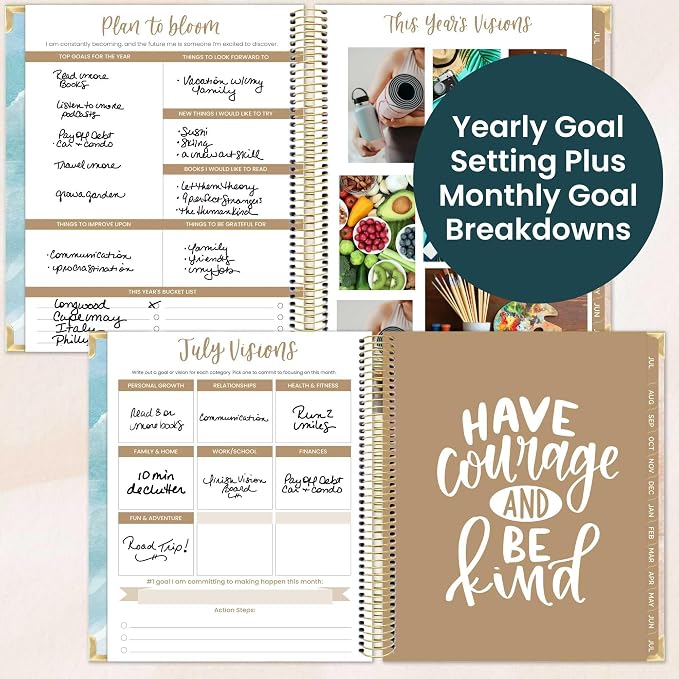 bloom daily planners 2026-2027 Hardcover Academic Year Goal & Vision Planner - Image 4