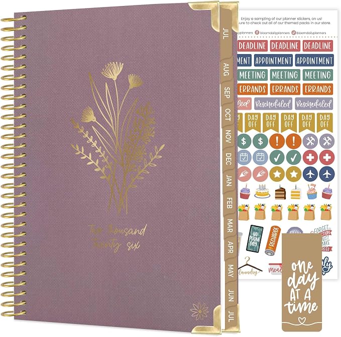 bloom daily planners HARDCOVER Planner 2026-2027 Academic Year 13 Months by bloomdailyplanners