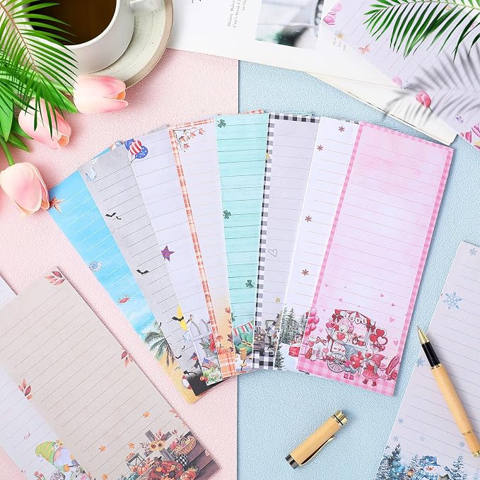 Eaasty 12 Pcs Seasonal Holiday Magnetic Notepads - Image 7