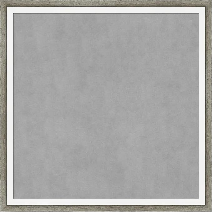 Amanti Art Silver Framed Magnetic Board 13x13 X-Small Vision Board by AmantiArt
