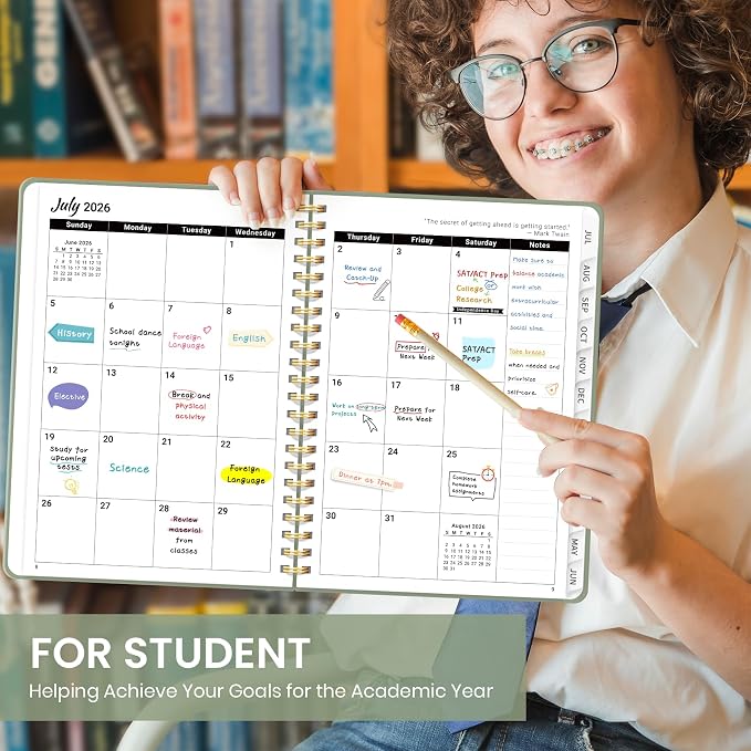 Planner 2026-2027 for Women & Men, Academic Monthly and Weekly Calendar Planner - Image 7